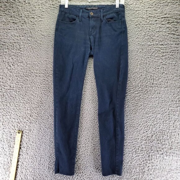 Levis Jeans Womens 4 Blue Stretch Denim Leggings Jeggings - Picture 2 of 9